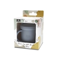 Bicchiere in Silicone con Manico e Cannuccia GREY /confezione/